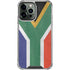 South Africa Flag Distressed iPhone 14 Pro Max Clear Case